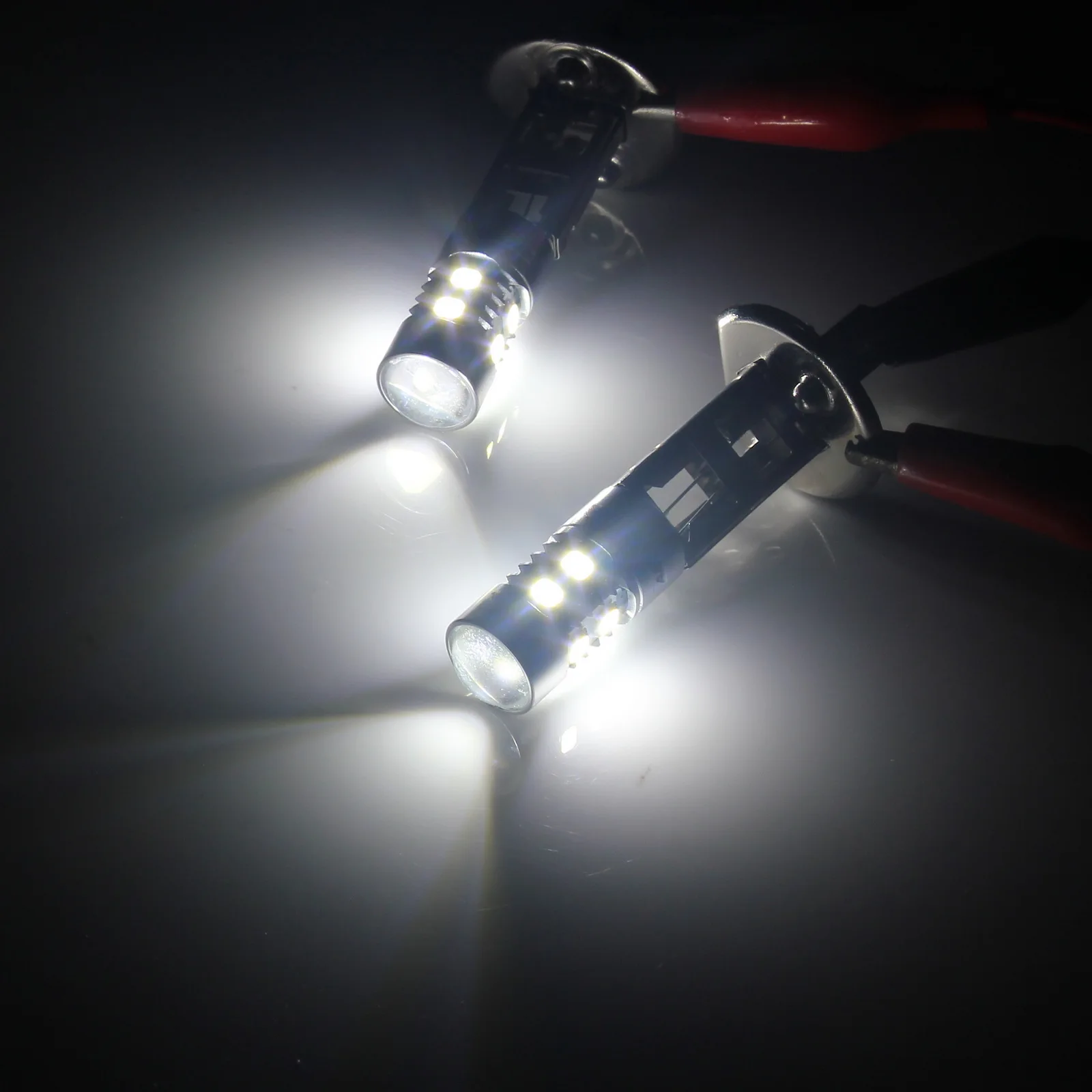 ANGRONG 2x H1 10 SMD 2835 белый 6000k светодиодный налобный фонарь высокий основной