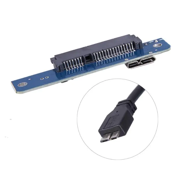 Новый 5 Гбит/с скорость передачи USB 3 0 до 2 &quotSATA 7 15pin адаптер жесткого диска для SATA
