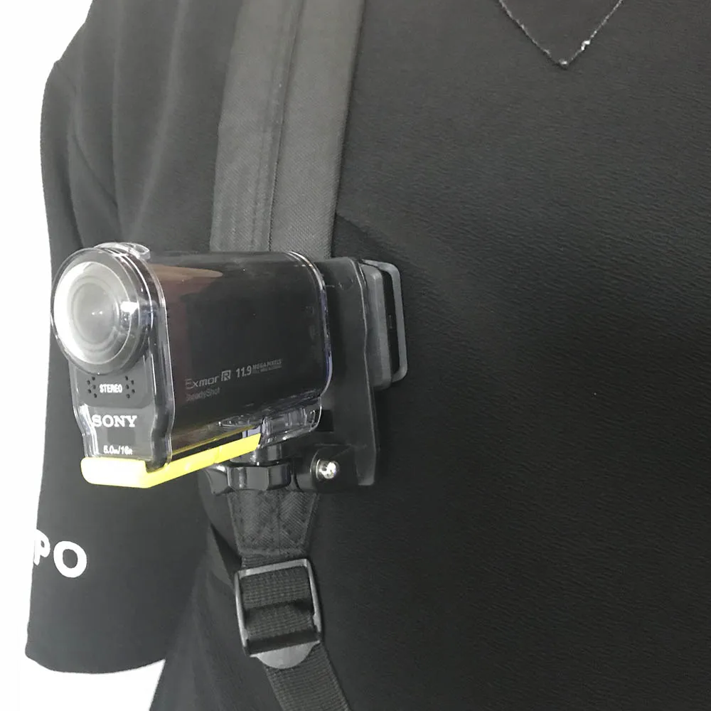 Зажим для сумки крепление рюкзака экшн камеры Sony HDR AS20 AS15 AS100V AS30V AZ1 AS200V AS300 FDR X1000V