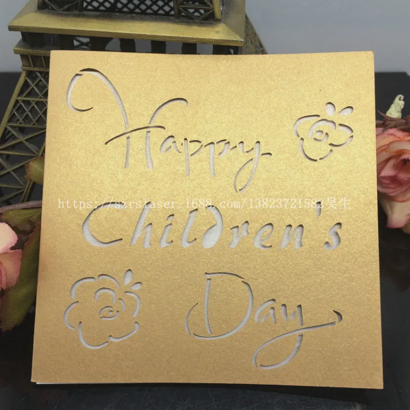 Laser Cutting 'Happy Christmas Day' Postcards Commemorate Greeting Cards Student Friendship Gift Blessing Card 50 Pcs 7zSH254 | Дом и