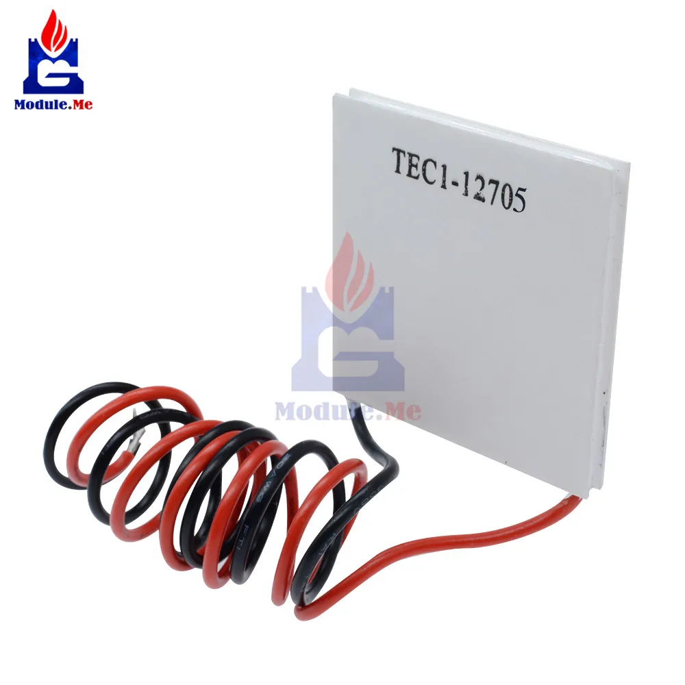 

1PCS TEC1-12705 Solid State Heatsink Thermoelectric Cooler Cooling Peltier Plate Module 12V 5A Cells Element Board