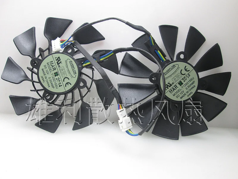 

Free delivery.GTX780 / 780TI R9280 / 290 / 280X / 290X T129215SU graphics dual fan