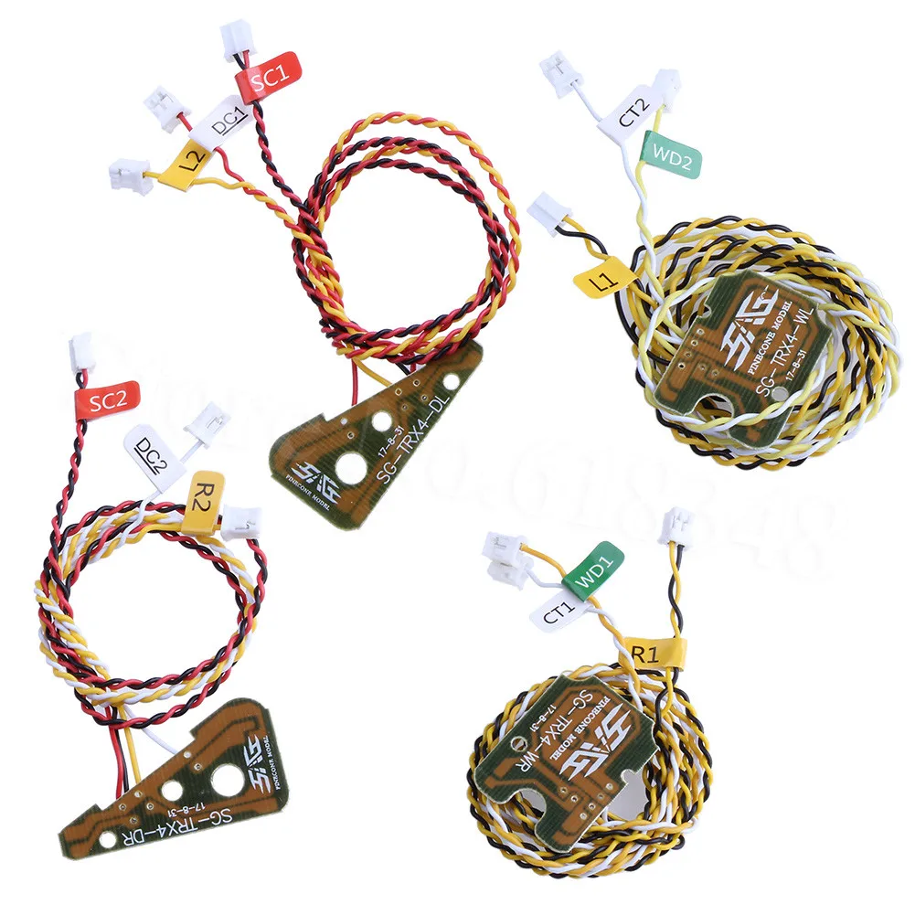 

Trx4 Light Kit Front / Rear LED Headlight for 1/10 RC Crawler Traxxas Trx-4