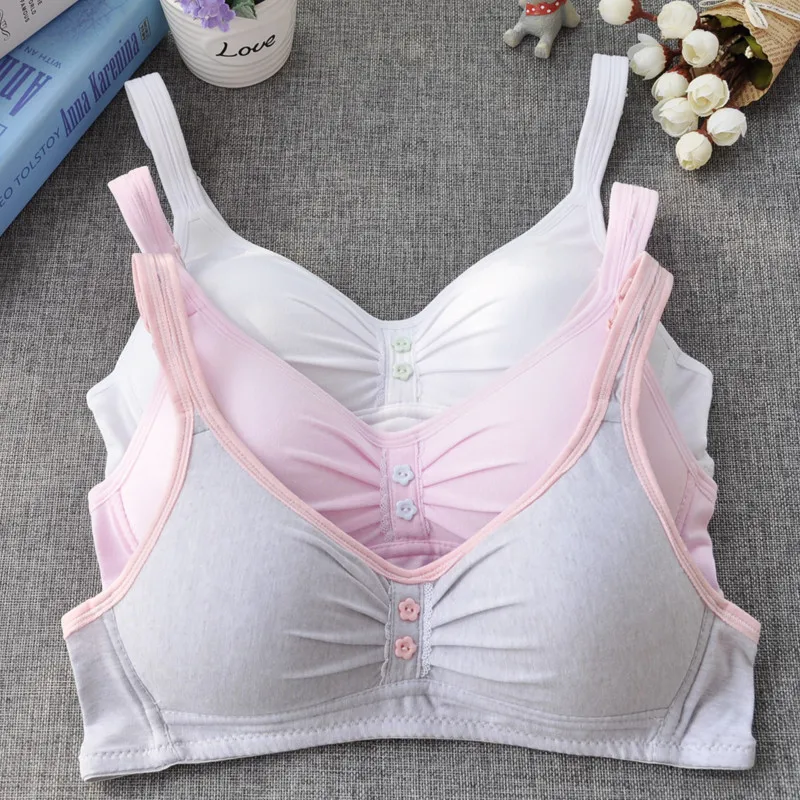 Girls Training Bra Teenage Girl Underwear Cotton Child Bra For Kids Bras Children Young Girls Puberty Underwear Blouse