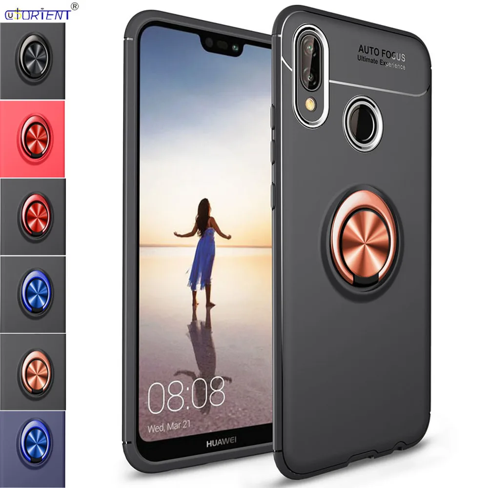 

Metal Ring Case For Huawei Honor 10i 10 Lite P Smart 2019 Stand Cover HRY-LX1T HRY-LX1 POT-LX1 Soft TPU Bumper Cases HRY LX1T