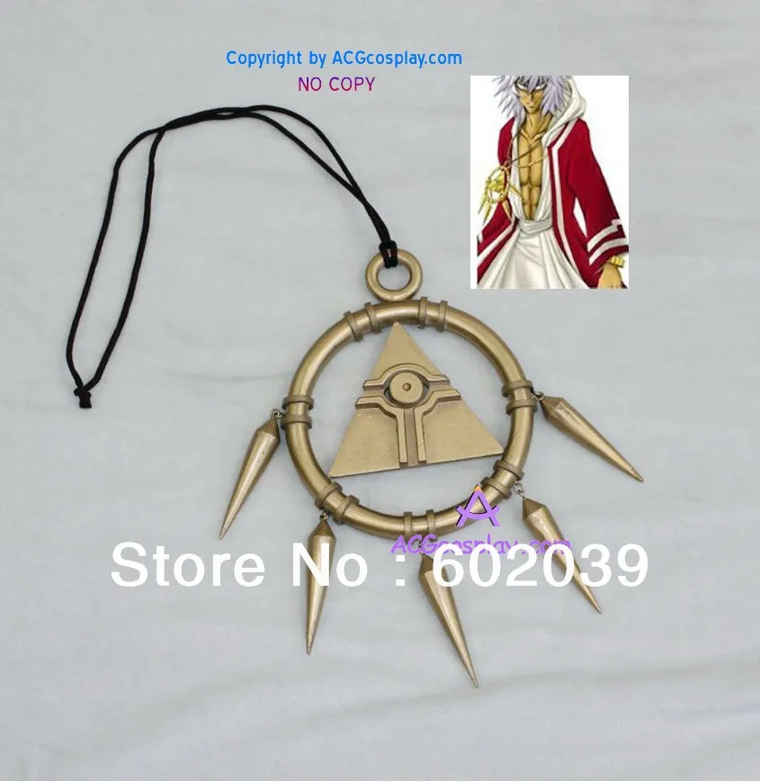 

Anime Yu-Gi-Oh Thief King Bakura necklace cosplay prop ACGcosplay