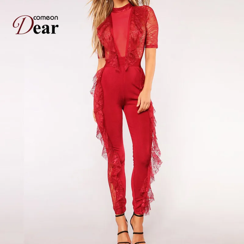 red romper womens