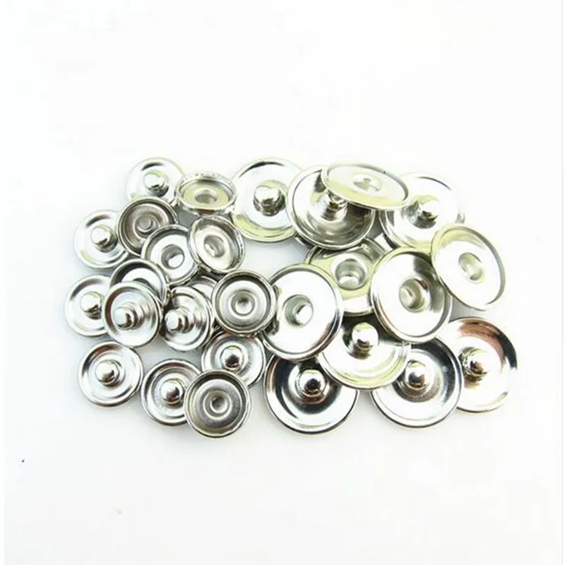 12mm 18mm Snap Button Making Brass Snap Buttons Jewelry With Clear