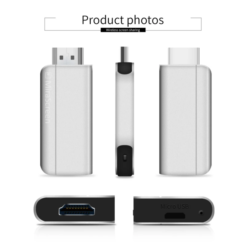 1080P HD 2.4G Wifi TV Stick Wireless HDMI Dongle Miracast Airplay DLNA Screen Mirroring Display Receiver