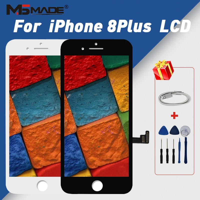 

AAAAA For iPhone 8 Plus 8P LCD Screen Display 3D Touch Digitizer Replacement Assembly Parts Tiamma Gilass For iPhone 8 8G 8Plus