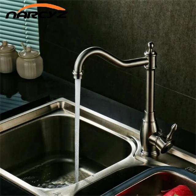 Best Quality Kitchen Faucets Kitchen Water Tap Stainless Steel Kitchen Sink Faucet Single Handle Tall Spout Wash Basin Mixer Taps XT-95