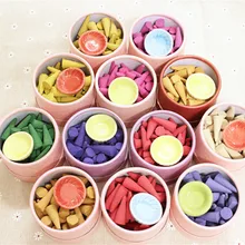 25 шт. бытовой Природный до башня для благовоний Чай дым обратный Ладан или тыквы горелки ароматный до конусы для ароматерапии