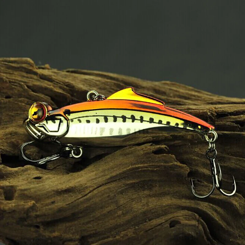 

2018 New Arrival Vibration Fake Fish Lure 65mm 12g Mirror Reflective VIB Fishing Lure Artificial Baits Wobbler Lure