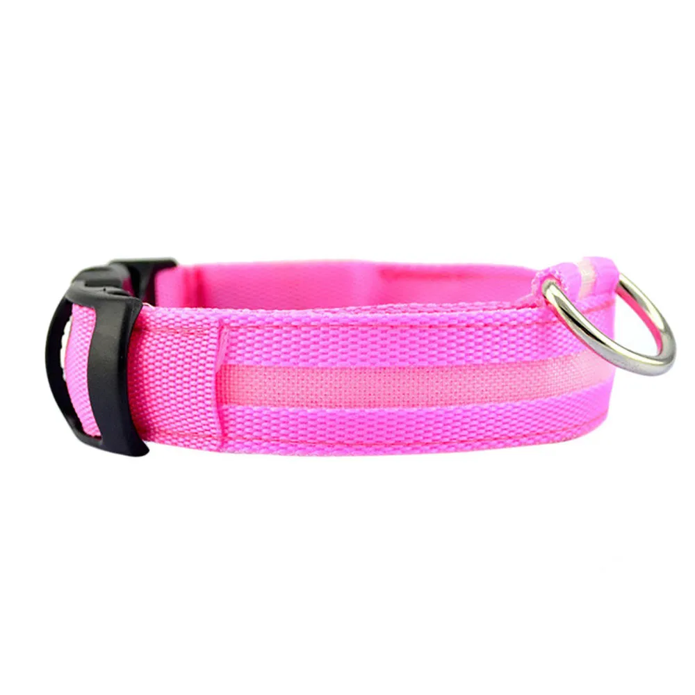 

Transer Harness Safety Pet Collar For Lighted Up Nylon Solid LED Dog Collars Glow Necklace 18 Dec12 P40