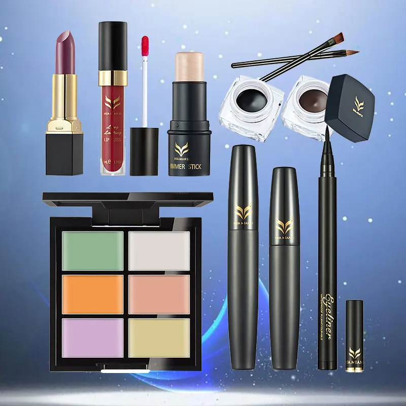 Cosmetic Makeup Sets Lipstick Lipgloss Concealer Mascara Combinations