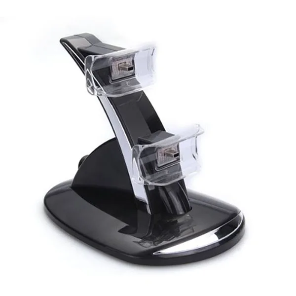 

Marsnaska LED Dual Charger Charging Stand Dock holder Video Games for PS3 Controllers Gamepad joystick