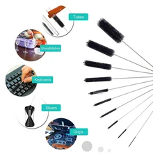 10 шт. татуировки чистке Расчёски для волос рот Пистолеты-распылители Air Кисточки Тематические товары про рептилий и земноводных нейлон Кисточки Средства ухода за кожей пирсинг иглы Инструменты комплект