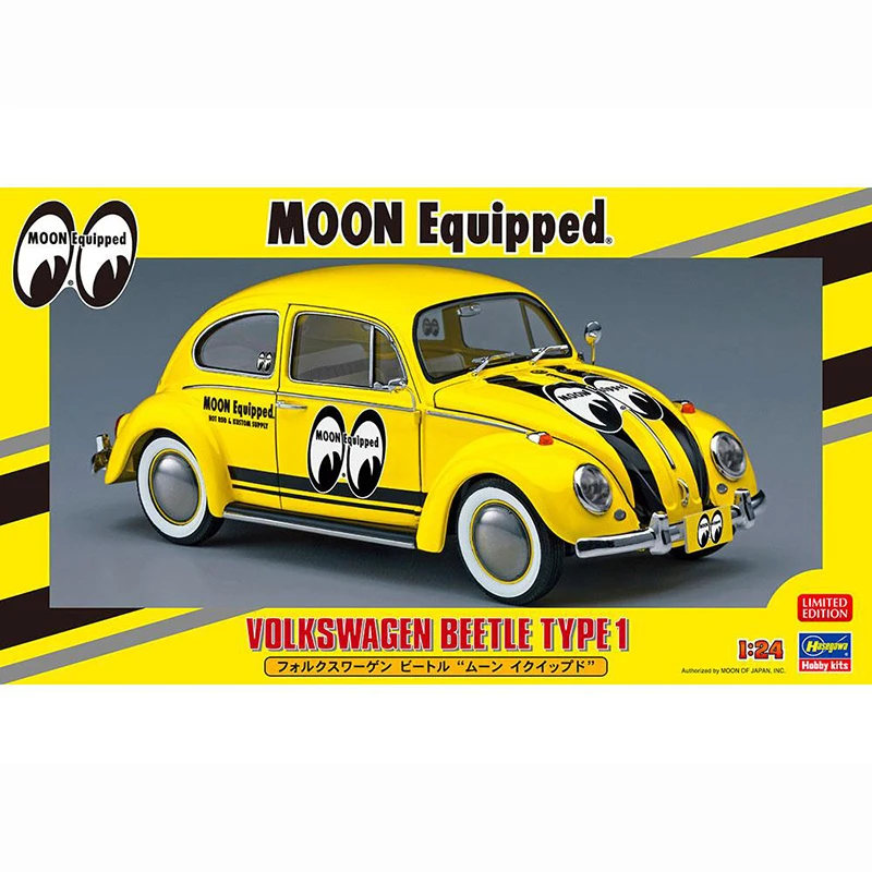 Модель Hasegawa 1/24 VOLKSWAGEN BEETLE type 1 оснащенная луной хобби 20357|Наборы для сборки моделей|