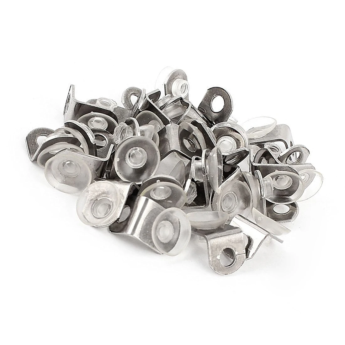 

Glass Shelf Right Angle Suction Cup Fixing Support Clip Bracket 30 Pcs