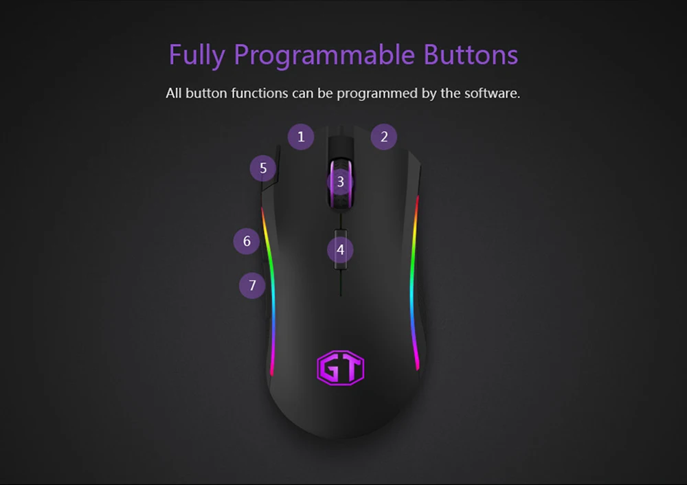 wired optical gaming mouse