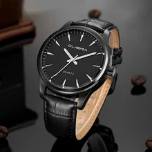 Fashion Men's Date Leather Sport Quartz Noctilucent Wrist Watch Male Clock Casual Watches relogio masculino erkek kol saati A40