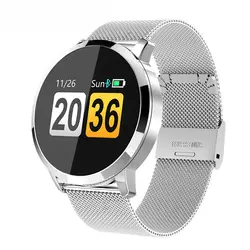 Bluetooth Смарт часы Q8 цвет экран для мужчин женщин Мода фитнес трекер сердечного ритма приборы для измерения артериального давления
