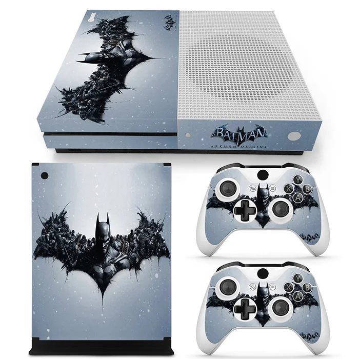 Крутая Защитная Наклейка Бэтмен для xbox ONE S консоли и 2 контроллера кожи наклейка игровой аксессуар