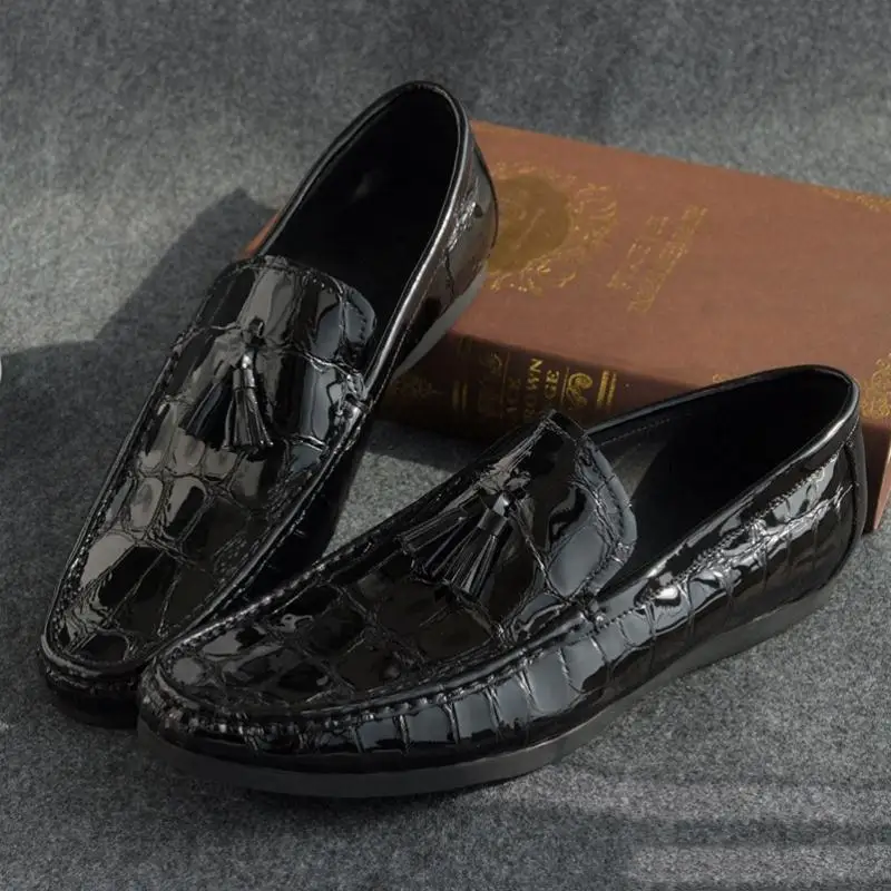

MYCORON Men Black Boots Spring/Autumn British Style Leisure Man Shoes Luxurious Men Dress Shoes Men Tenis Masculino Esportivo