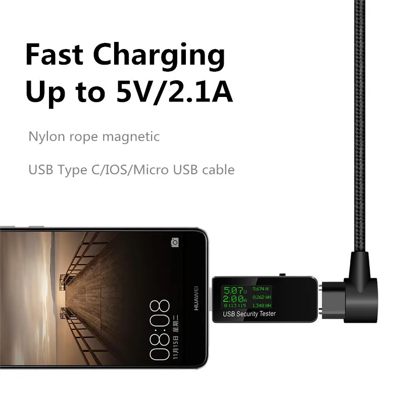 HIGH-SPEED-90-Degree-Elbow-3in1-IOS-Micro-USB-USB-C-Magnetic-Charge-Cable-For-Samsun1g
