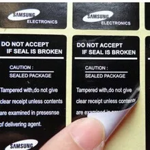 1500 шт./лот Универсальный мобильный телефон уплотнение этикетка наклейка samsung Galaxy S4 I9500 S3 S2
