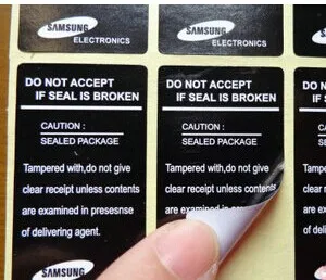 

1500 PCS/Lot universal mobile phone seal label sticker samsung Galaxy S4 I9500 S3 S2 delivery free of charge