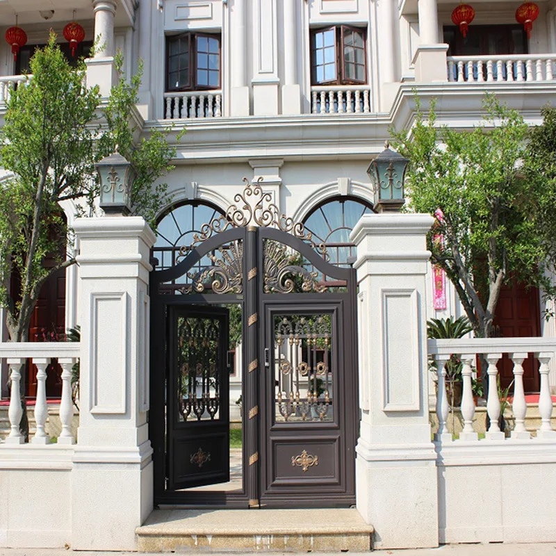 Роскошные современные индийские дома главные ворота конструкции и алюминиевые Главная ворота hc-a12