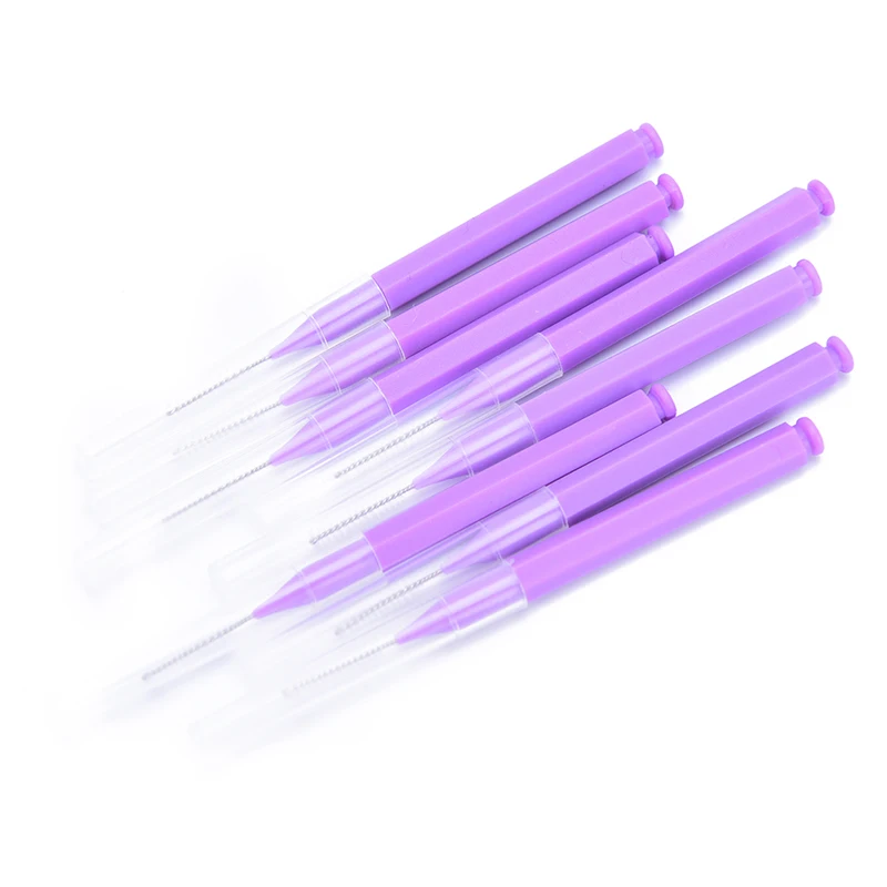 8Pcs/pack Interdental Dental Floss Toothpick Brush Remove Plaque Adults