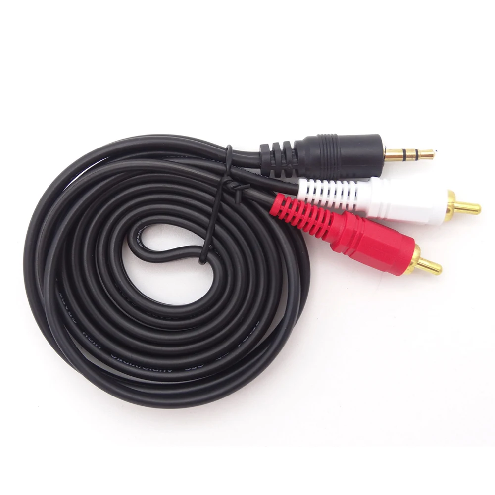 Кабели Bestall 1 5 M RCA Аудио Видео AV Aux 3 мм штекер стерео мини джек к 2 кабель для