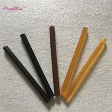 12 шт. кератин Клей-карандаш чёрный; коричневый блондинка белый Fusion Клей-карандаш для волос extennsion 10 см* 0.7 см