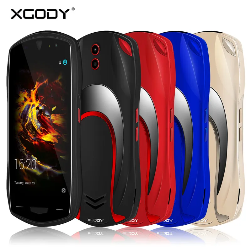 

3G Smartphone 5.0 inch Android 8.1 Quad Core 1GB RAM 8GB ROM Cell Phones 3400mAh Xgody X25 Straight Car Model Mobile Phone