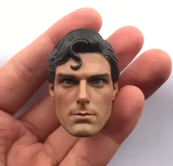 

Custom 1/6 Superman Head Sculpt Christopher Head Carved for 12" action figure