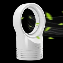 Мини Bladeless вентилятор Горячая Мода спящий электрический охлаждение супер тихий двухскоростные воздушные вентиляторы для дома студентов офиса