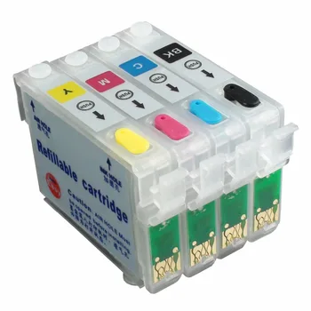 

CEYE NON-OEM Refillable Ink Cartridge kit for EPSON CX7000F CX6000 CX5000 Workforce 40 Workforce 600 Workforce 610 T0691-T0694