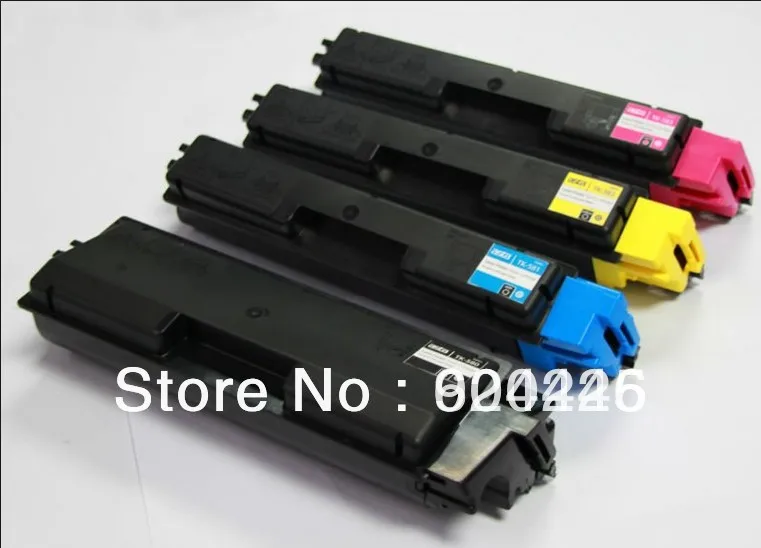 Новые картриджи с цветным тонером kyocera tk580 Bk 3500 страниц CMY2800 отличное качество