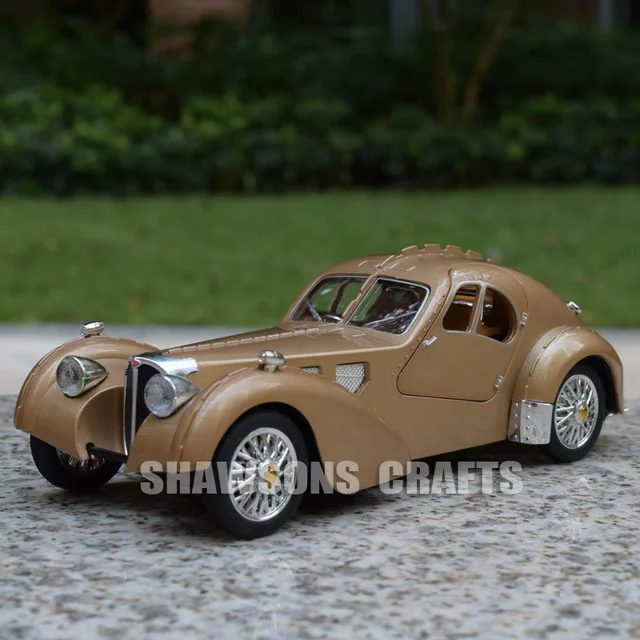 1:28 DIECAST MODEL TOYS VINTAGE CARS PULL BACK BUGATTI ...