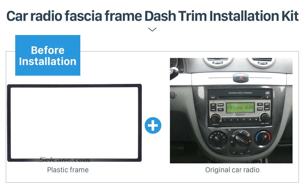 Seicane 2 DIN автомобильное радио фасции переоборудование аудио покрытие для HONDA FIT Jazz DVD плеер рамка отделка комплект приборной панели 178*100 мм