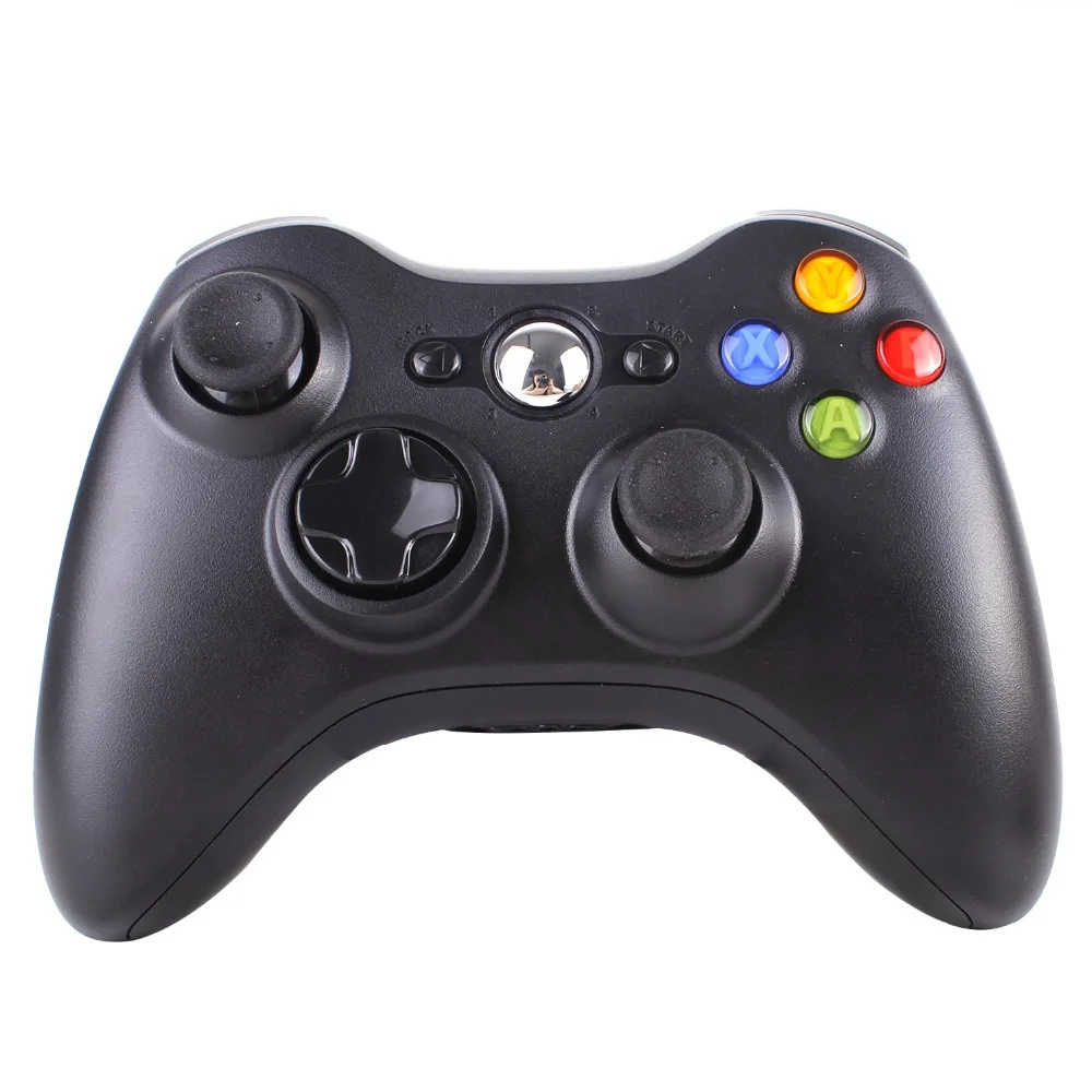 Black Beautiful 2 4G Wireless Gamepad Joypad Game Remote Controller Joystick For Microsoft For Xbox 360
