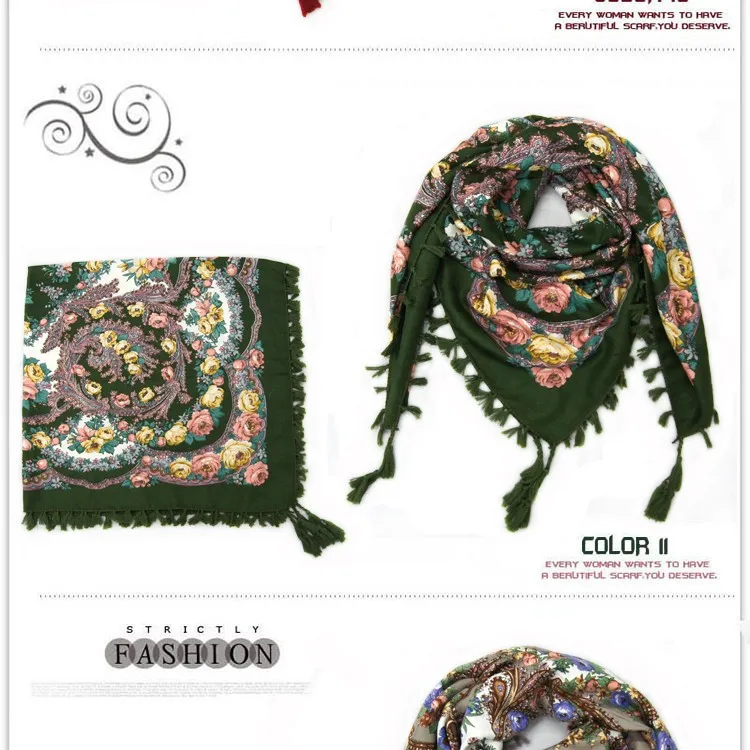 Горячая Распродажа, модный женский шарф, квадратные шарфы с кисточками, женские брендовые шарфы, осенне-зимние женские шали, 2