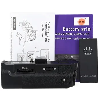 

DSTE Pro DMW-BGG1 Vertical Battery Grip for Panasonic LUMIX DMC-G80 G85 DSLR Cameras Equiped with 2.4G Wireless Remote Control