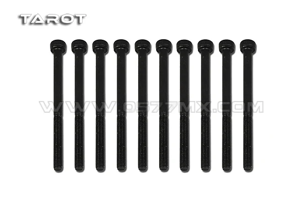 10pcs Tarot M3*45mm cup head hex bushing screw 3*45 TL2797 Track Shipping | Игрушки и хобби