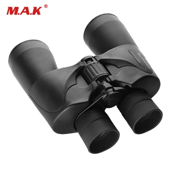 

10*50 HD Binoculars Telescope BAK4 FMC Full Broadband Green Film Central Focusing Telescope for Sightseeing Hunting