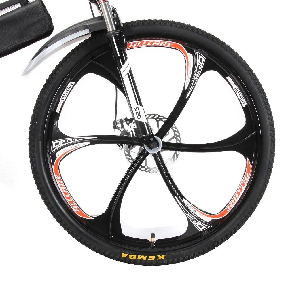 Perfect Land Rover paragraph mountain bike 21 Speeds 26" aluminum alloy folding variable speed cycling double vibration damping brakes 8