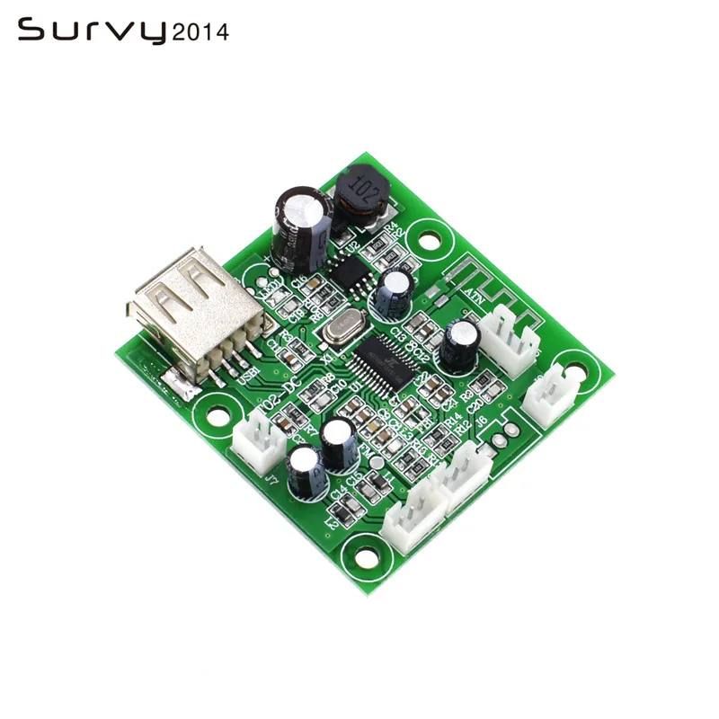 

DC 6-39V Bluetooth 4.0 Audio receiver Board Car Bluetooth Module Circuit Board