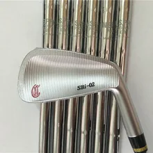 CRAZY SBi-02 Железный набор серебро CRAZY Гольф кованые железные клюшки для гольфа 456789 P(7 шт.) R/S Flex сталь/графит вал С Крышка головки